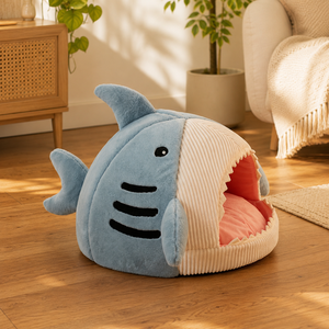 Enclosed Warm Cat <b>Bed</b> for Portable Pet <b>Beds</b> Sweet Kittens Basket Cushion Cat Pillow Mat Tent Puppy Nest Cave Cats House Goods - Product Image 5