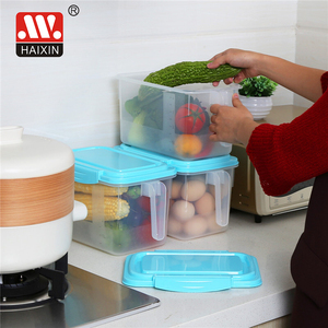 Trong Suốt Nhà Bếp Tủ Lạnh Thực Phẩm Tổ Chức Hộp Lưu Trữ Có Tay Cầm - Product Image 5