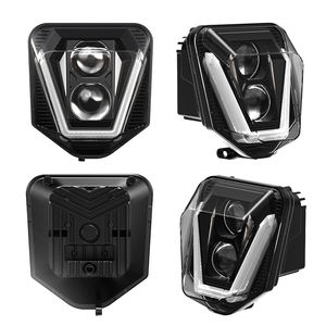 E-Mark faros de motocicleta Hi/<span class=keywords><strong>lo</strong></span> Beam 7000LM blanco DRL LED proyector faro para Dirt Bike Endruo para Husqvarnas 2017-2021 - Product Image 6