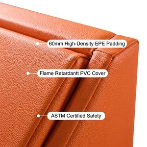 Parque de Trampolines Comercial Grande con Temática Naranja, Equipo de Juegos Interior con Colchonetas de Salto Profesionales y Acolchado de Seguridad - Product Image 2