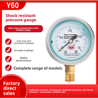 Oem Standard Gas Water air Oil Pressure Gauges Digital Fuel Hydraulic Pressure Gauge Used in Testing Tire or Hydrogen Pressure