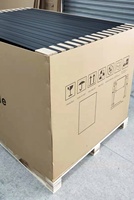Panneau solaire PERC de type N en verre tout noir haute puissance AMSO 550W/580W/600W à haute efficacité pour