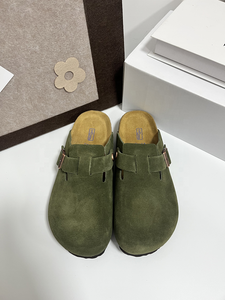 Sandalias y Zuecos de Exterior Berkens de Alta Demanda, Mules de Cuero Vacuno con Piel de Moda, Venta Directa de Fábrica, Pantuflas de Gran Venta a Bajo Precio - Product Image 6