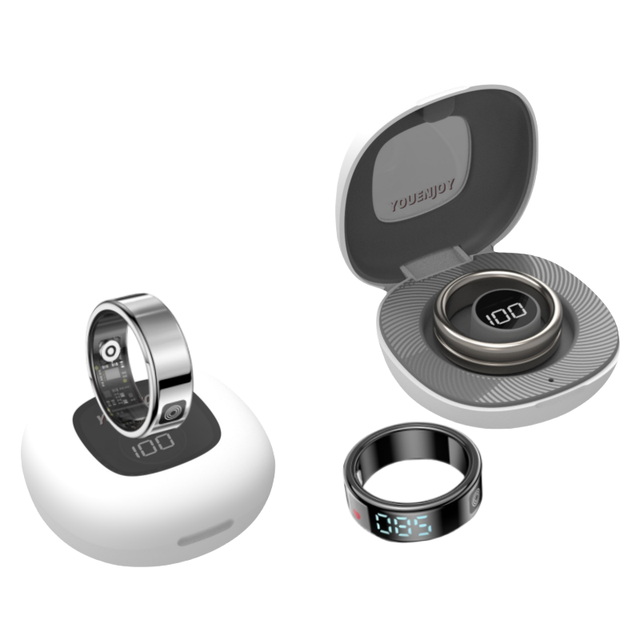 Smart Ring Customizable Smart Health Monitoring Power Case Heart Rate Sleep Detection Innovative Alloy Material Product