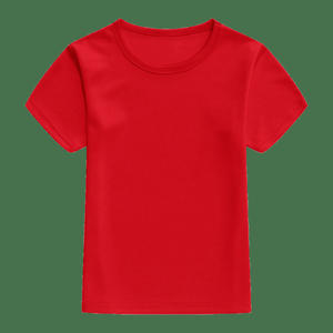 Solf Touch Dye Sublimation rohlinge Kids White Polyester Sublimation T-Shirt für Sublimation druck - Product Image 5