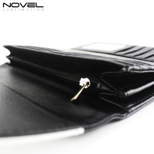 Portefeuilles pour femmes en cuir PU personnalisables, à trois volets, à sublimer, pour femme - Product Image 5