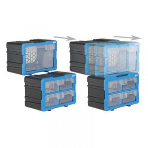 FERVI - C086/04C Modular <b>drawer</b> unit with 4 <b>pull</b>-<b>out</b> <b>drawers</b> - EAN 8012667355012 SMALL PARTS <b>STORAGES</b> MODULAR <b>DRAWER</b> CHESTS - Product Image 3