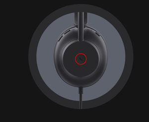UH35 ออโตเมติก EQ HD Voice USB-C/A ช่องต่อคู่ ลำโพงไดนามิกคอยล์ขนาดใหญ่ 35 มม. หูฟังแบบมีสาย USB - Product Image 4