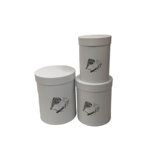 ชุดกล่องดอกไม้ทรงกลม<span class=keywords><strong>3</strong></span>ลายพิมพ์สีทึบกล่องของขวัญ - Product Image 4