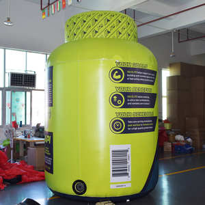 KeepFuns Opblaasbaar Model - Reuze Proteïnepoederblik voor Merkpromotie, Gymactiviteiten, Props, Blaasapparaat Accessoire - Product Image 3