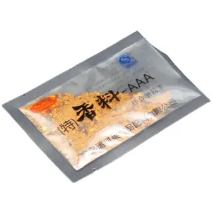 Eco friendly BBQ herbs and spices resealable plastic transparent pouch custom own packaging bag