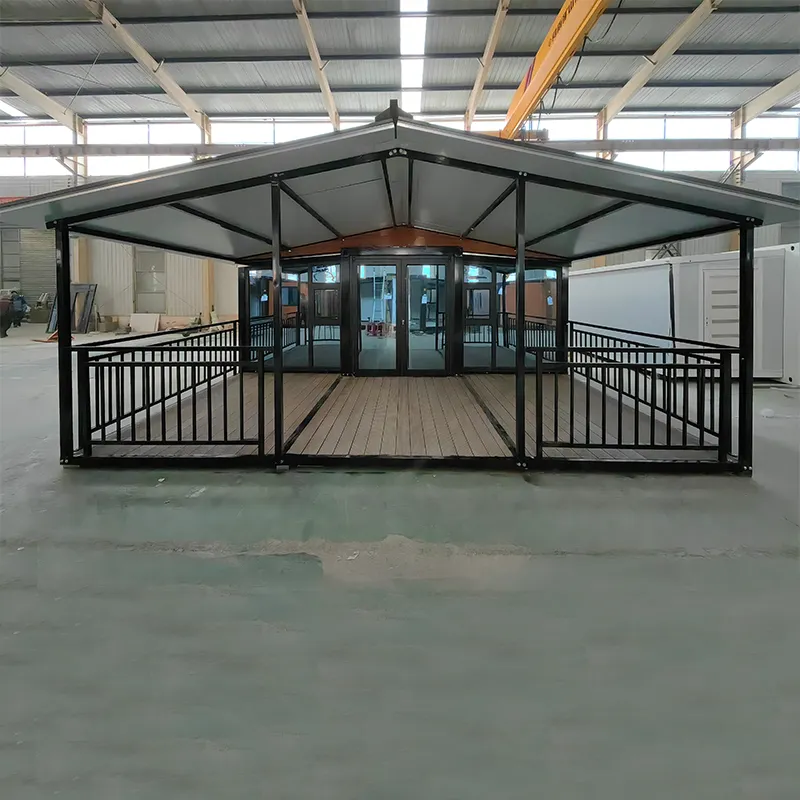 Factory Custom 20ft Portable Prefabricated Houses Expandable Mobile Foldable Container Prefab Home