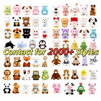 Peluches pour machine à griffes, peluches de récompense pour grue, animaux en peluche doux et mignons pour machines de jeux d'arcade