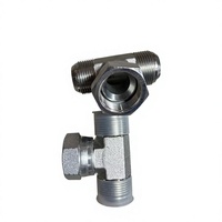 Raccord hydraulique droit sur mesure multi-spécifications en acier au carbone et acier inoxydable, adaptateur scellé