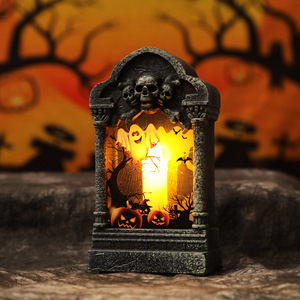 Barre lumineuse LED de bureau pour Halloween, lampe à vent <span class=keywords><strong>et</strong></span> pierre tombale créative, produit de veilleuse d'ambiance de maison hantée transfrontalière - Product Image 3