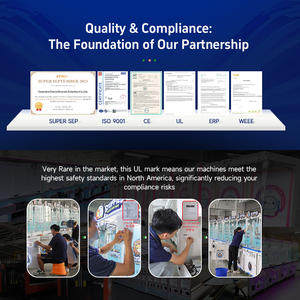 Machine à griffes certifiée ISO9001:2015 pour les salles de bowling aux États-Unis, parcs à thème, machine à griffes d'intérieur, commande en gros 	 Délai de livraison rapide - Product Image 6