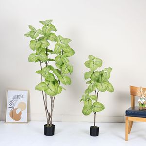 Arbre artificiel Ficus Heartleaf Dream Castle, 100-200 cm, grand modèle d'intérieur, plante décorative en pot sur pied - Product Image 2