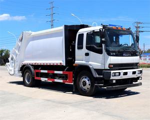 Nouveau ISUZU FVR 4x2 10000 litres manuel carburant Diesel collecteur d'ordures ordures compacteur <span class=keywords><strong>camion</strong></span> Euro 5 émissions à vendre dubaï - Product Image 3