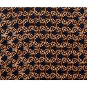 Tessuto Broccato Africano in Poliestere Batik Monocolore, Disponibile, Stampa Etnica Fronte-Retro, Larghezza 43/44 Pollici - Product Image 2