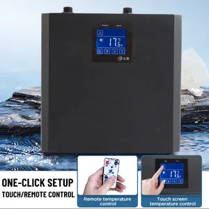 Dispositivo di raffreddamento telecomando 1/2hp acqua refrigeratore acquario sport recupero vasca ad immersione fredda bagno di ghiaccio macchina per bagno di ghiaccio 110v