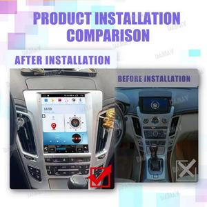 Autoradio 10,4 pouces pour Cadillac CTS 2007-2012, Android 13, écran tactile, lecteur DVD, Carplay, navigation GPS, noir argenté, 128 Go - Product Image 3