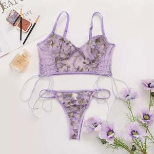 Reggiseno e Mutandine Sexy in Pizzo Trasparente Stile Francese, Biancheria Intima Femminile Seducente - Product Image 6