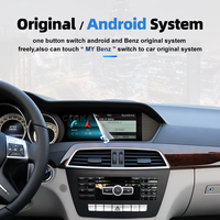 Estilo OEM 8,8 pulgadas Android coche GPS navegación Radio pantalla táctil mano derecha unidad salpicadero instalación para Mercedes W204