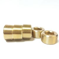 Raccord de tuyau hexagonal mâle en laiton DME, provenant de pièces mécaniques CNC chinoises