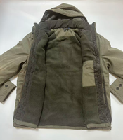 Service OEM Haute Qualité Hiver Bonne Année Vêtements Décontractés Homme Chaude Veste Épaisse Manteaux Polaires Extérieurs à Capuche