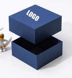 Xinrunjin Boîtes en papier deux pièces avec logo personnalisé Matériau recyclé Emballage de vente au détail d'entreprise en gros pour les cadeaux de bougies - Product Image 1