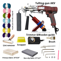 Kit complet de tufting manuel avec cadre et pistolet électrique pour la création de tapis personnalisés DIY pour débutants