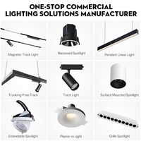 Spot LED étanche IP65 10W-40W avec réflecteur doré, pour usage domestique et professionnel, à intensité variable
