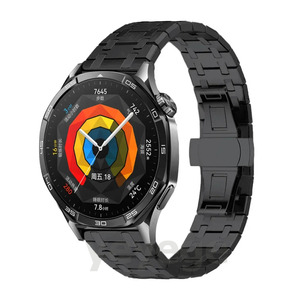 Bracelets de montre universels en acier inoxydable de 22mm pour <span class=keywords><strong>Huawei</strong></span> <span class=keywords><strong>Watch</strong></span> GT5 GT5Pro Bracelets de montre de luxe en acier pour Redmi 5 Active 5 Lite - Product Image 6