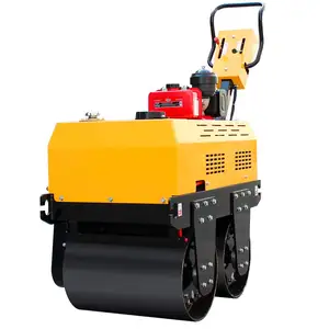 YL600S 0.5 Ton 1ton 2ton Walk Behind Double Drum Vibratory Small Road Roller Manufacturer Price Advantage