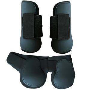 Équipement équestre de haute qualité Bottes d'équitation PU Shell Leg Sleeve Bottes respirantes Bottes de tendon de cheval - Product Image 2