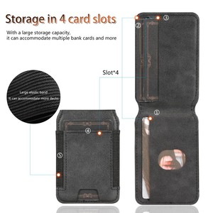 Custodia Magnetica Pieghevole con Porta Carte per <span class=keywords><strong>Samsung</strong></span> Fold 8 7 6 5 4 3 Pixel <span class=keywords><strong>10</strong></span> Pro, <span class=keywords><strong>Cover</strong></span> Sottile in Pelle con Protezione Schermo - Product Image 6