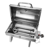 Barbecue à gaz Grill party commercial gril à gaz camping barbecue de table en acier inoxydable hauteur réglable