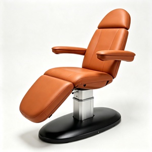 Electric Cosmetic Beauty Chair 3 Motors <b>Adjustable</b> Aesthetic Treatment Chair Spa Facial Tattoo Chair Medical Examination Chair - Product Image 4