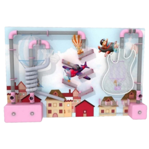 Équipement de <span class=keywords><strong>jeux</strong></span> d'intérieur commercial pour enfants |   Aire de <span class=keywords><strong>jeux</strong></span> intérieure pour enfants avec toboggan et mur de jeu à balles - Product Image 1