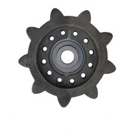Roue motrice en fonte pour moissonneuse Yanmar 70/82/85G/880/1180, 8/9 dents, modification accélérée, 5kg, Jiangsu Chine