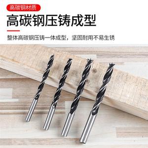 HeWe Woodworking Three Point <b>Drill</b> <b>Bits</b> Inch Fast Boring Bright Uncoated Steel Round Shank For Masonry - Product Image 2