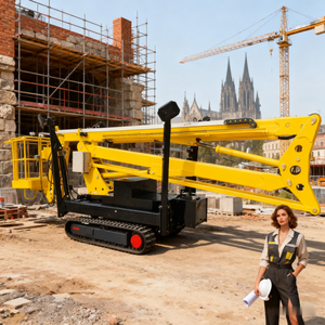 Compacto Crawler Boom Lift Mini Crawler Crane Spider Electric Lift para la construcción - Product Image 1