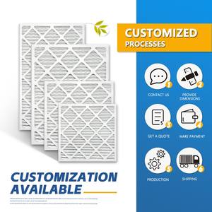 Filtro de Aire para HVAC con Marco de Cartón de 16x25x1 G4 Eu4 Merv 7 8 Merv 13, Filtros Plegados para Sistemas de Aire Acondicionado y Calefacción - Product Image 4