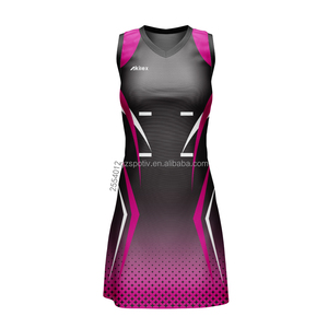 Akilex Popular Girl <span class=keywords><strong>Netball</strong></span> vestido de tenis uniforme bajo MOQ OEM personalizado sublimación <span class=keywords><strong>Netball</strong></span> una línea vestidos Sexy - Product Image 2