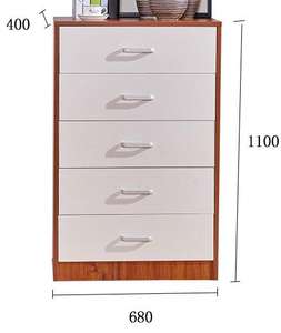 나무 서랍장 침실 가구 클래식 중고 보관 서랍 캐비닛 - Product Image 1