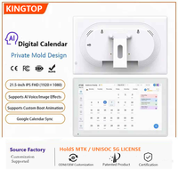 Affichage de calendrier avec logo personnalisé, écran tactile intelligent de 21,5 pouces, WIFI, grand écran, Android 15, affichage du calendrier Google pour la maison