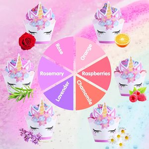 Set de Regalo de Bombas de Baño Veganas de Rosa Hechas a Mano con Forma de Cupcake y Juguetes en el Interior, Marca Privada - Product Image 6