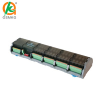 Oshangming 32 DI 32 DO carte de sortie de relais 12V/24V Module de relais RS485 Lan Modbus RTU TCP pour Machine AC DC
