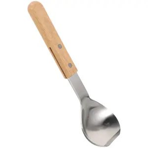 Ice Cream Scoop Stainless Steel Ice Cream with Wooden Handle Ice Cream Spade Food Spade