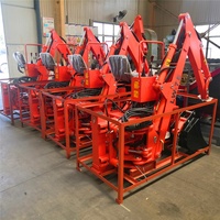 Chargeuse pelleteuse tractopelle tractable à 3 points montée sur tracteur agricole à vendre pelle rétrocaveuse pour chargeuses compactes au Canada